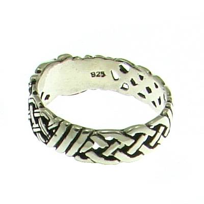 Silver Ring Celtic Hound