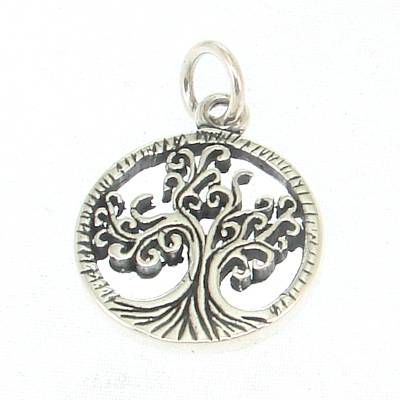 Silver Pendant Living Tree