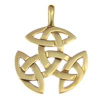 Bronzeanhnger keltischer Knoten