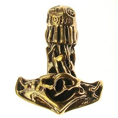 Bronze Pendant Thorhammer