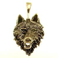 Wolf Bronze Pendant