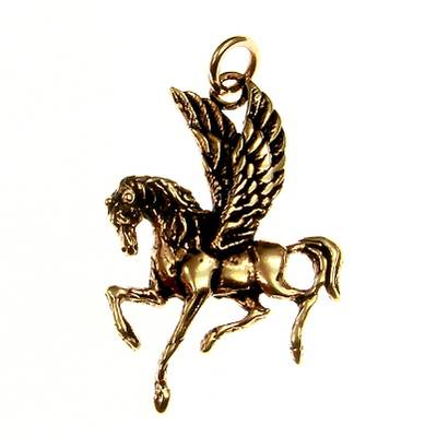 Bronzeanhänger Pegasus