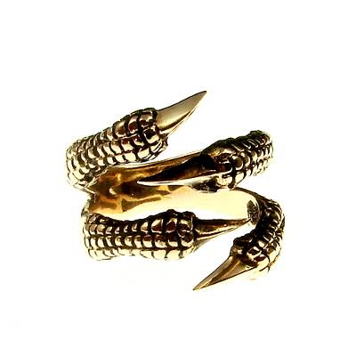 Dragon Claw bronze ring