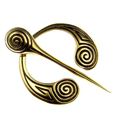 Bronze Fibel Spiralen