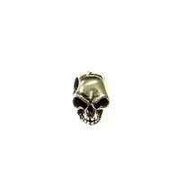 Silver skull bead