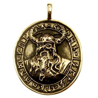 Bronzeanhänger Odin