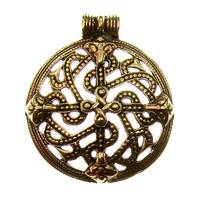 Bronze Pendant 4 Snakes