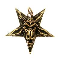 Bronze Pendant Baphomet Pentacle