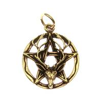Bronzeanhänger Pentagramm Cernunnos