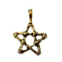 Bronze Pendant Pentacle