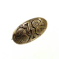 Bronze Brooch Viking Shield