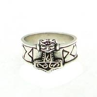 Silver Ring Thors Hammer