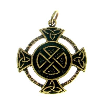 Bronzeanhänger Keltisches Kreuz