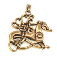 Bronze Pendant Viking Dragon
