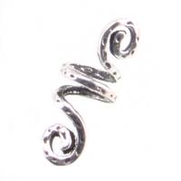 Silver Bead Spiral