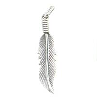 Silver Pendant Feather