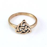 Bronze Ring Triquetra