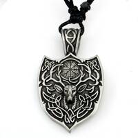 Pewter pendant Nordic Stag