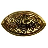 Bronze-Brosche Knoten