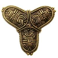 Bronze Brosche Triangel