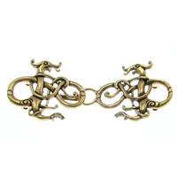 Bronze Gewandschlie�e Wikingerdrache