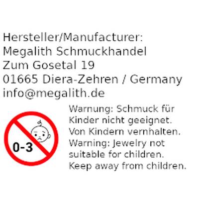 Bronzering gedreht mit Malachit
