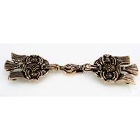 Bronze Gewandschliee Wikinger-Raben