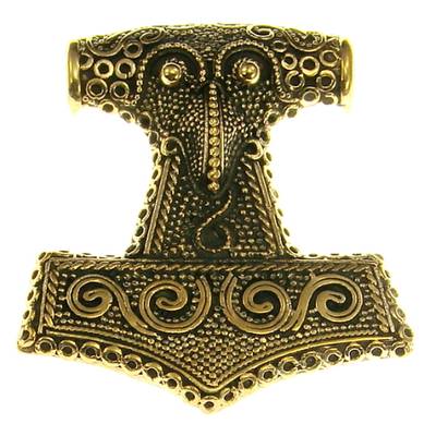 Thors Hammer Bronze Pendant