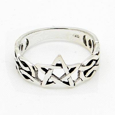 Pentacle Silver Ring