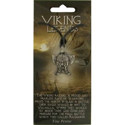 Viking Warrior Pewter Pendant