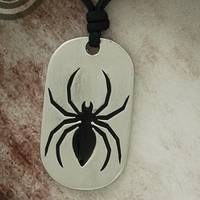 Spider Pewter Pendant