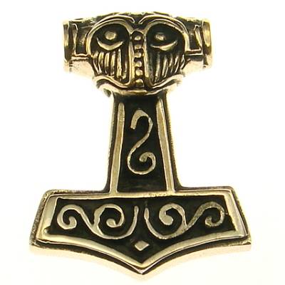 Bronze Pendant Thorhammer