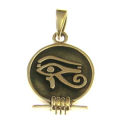 Bronzeanhänger Auge des Horus