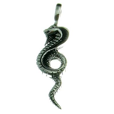 Silver Pendant Cobra