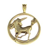 Bronze Pendant Unicorn